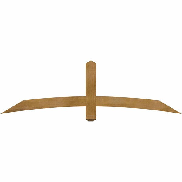 Ekena Millwork Bellingham Rough Sawn Timber Gable Bracket, Western Red Cedar, 72"W x 21"H x 4"D x 4"F, 7/12 Pitch GBW072X21X0404BEL00RWR - main